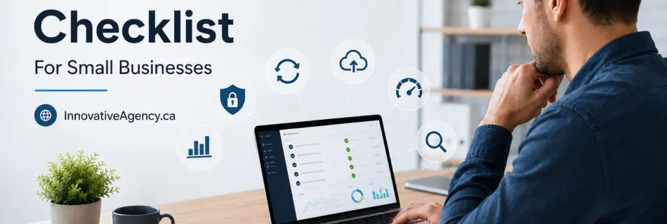 website maintenance checklist for small businesses