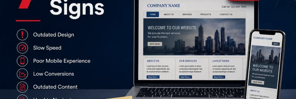 7 signs your website is outdated