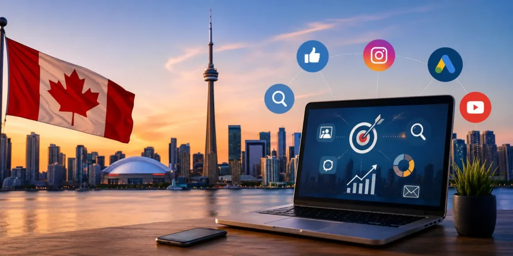 Digital marketing agency in Canada helping businesses grow online